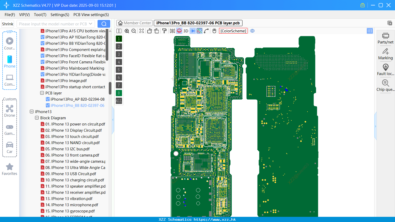 IPhone13Pro_BB 820-02397-06 PCB Layer
